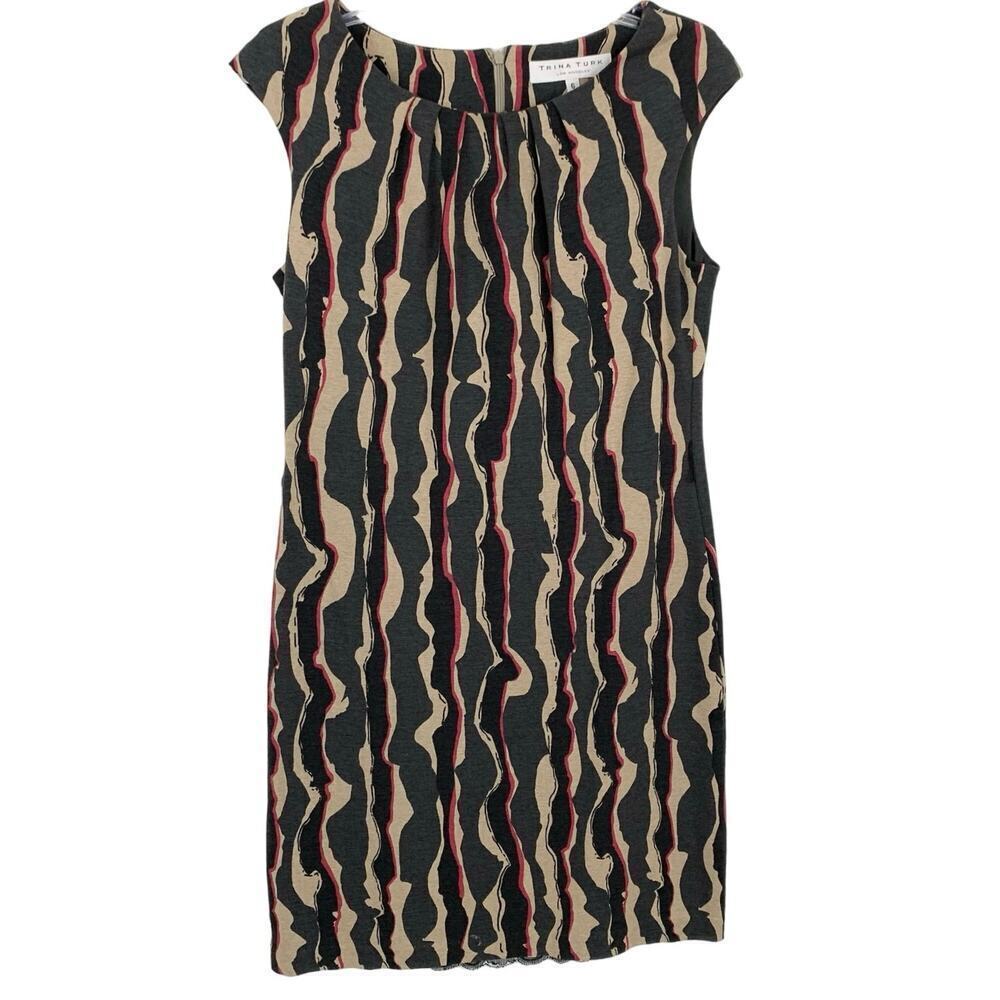 Trina Turk Sleeveless Career Mini Dress Office Chic Size 6